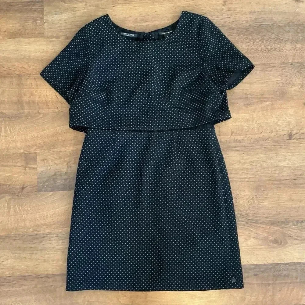 Women’s Size 3 Maison Scotch Stardust 77 New Without Tags Black Dress